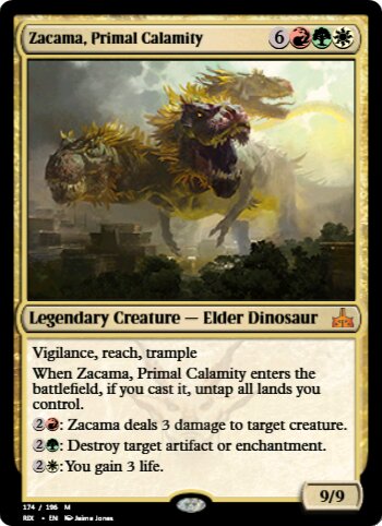 Zacama, Primal Calamity