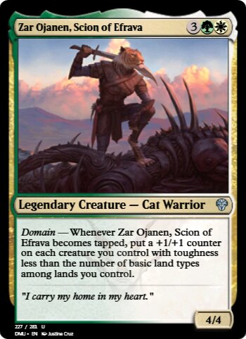 Zar Ojanen, Scion of Efrava