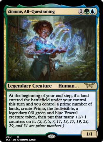 Zimone, All-Questioning