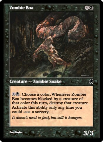 Zombie Boa