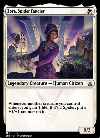 Zora, Spider Fancier